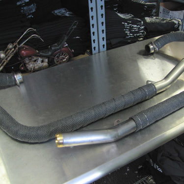 How to wrap your motorcycle exhaust ?