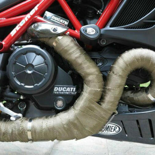 What does an exhaust wrap do?