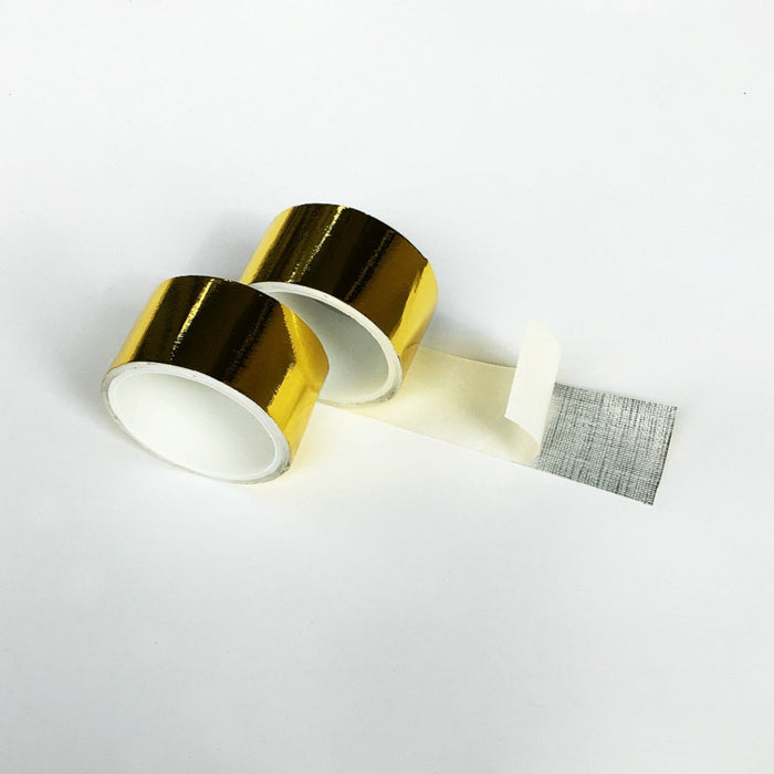 10m X 2inch  Reflect Gold Tape High Performance Reflective Heat Shield Wrap